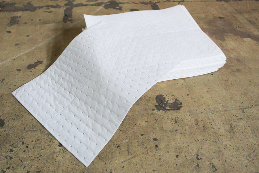 Oil absorbent pads