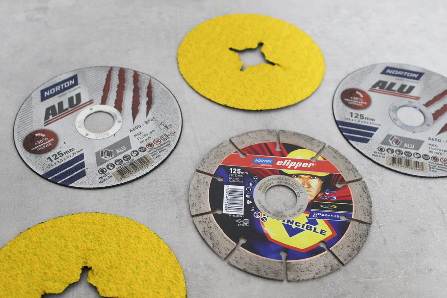 Different abrasive products from Norton.