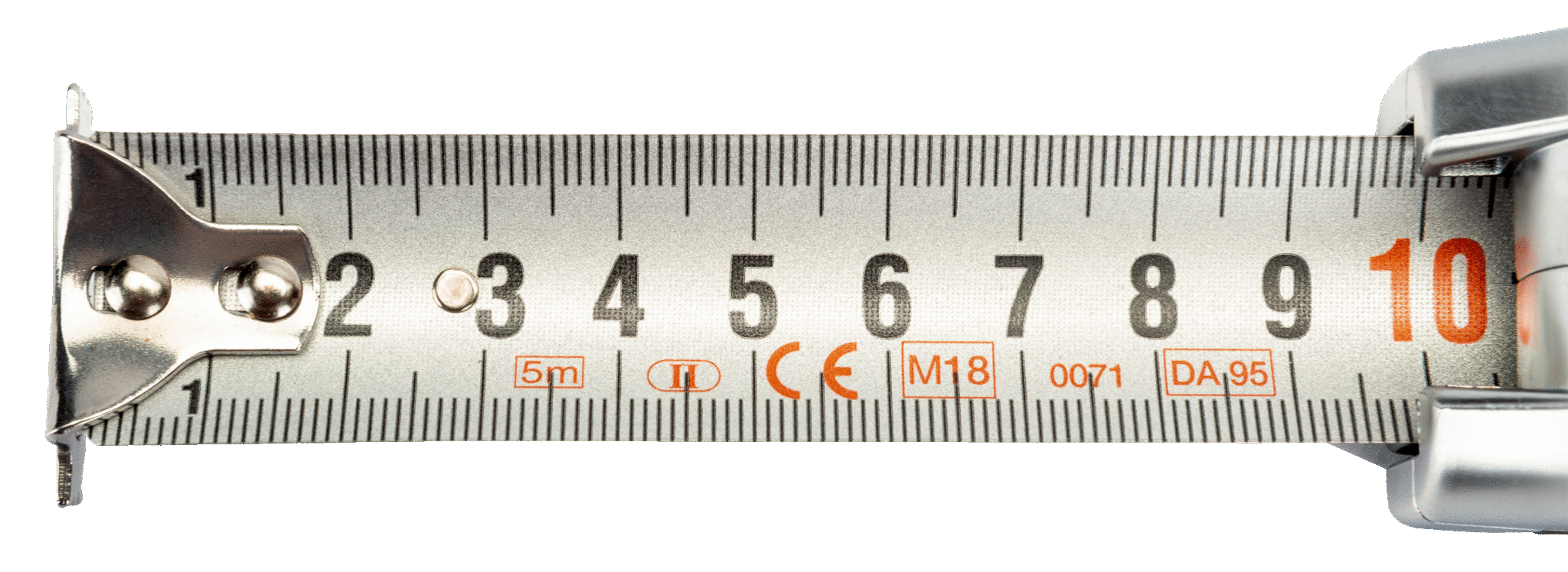 Double-Sided Measuring Tapes with Rubber Grip MTS-5-25