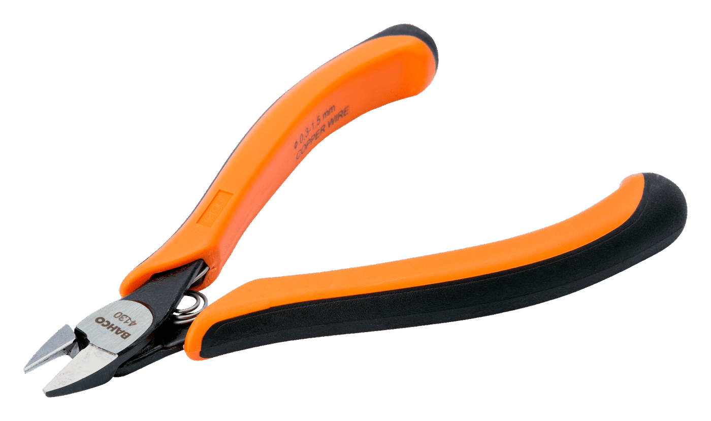 ERGO™ Compact Side Cutting Pliers with Dual-Component Handle and Phosphate Finish 4130