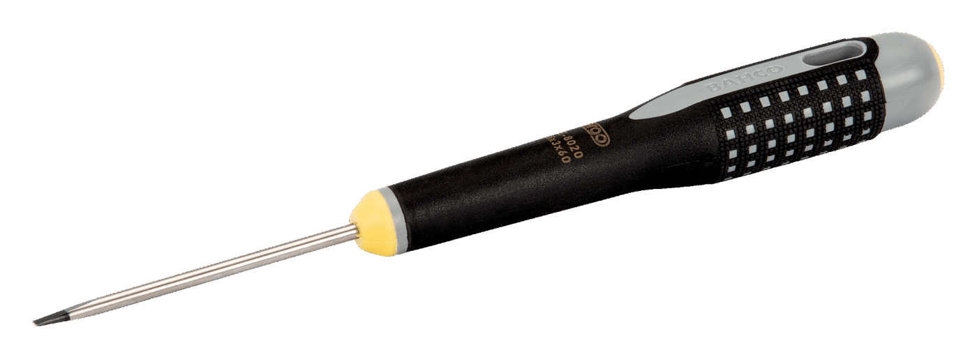 ERGO™ Slotted Straight Screwdrivers with Rubber Grip 2.5 mm BE-8010