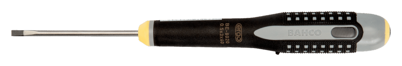 ERGO™ Slotted Straight Screwdrivers with Rubber Grip 3.5 mm BE-8030