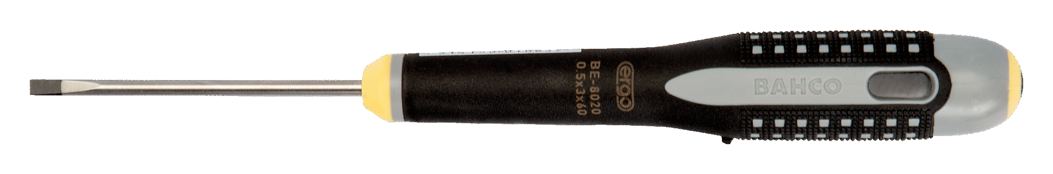 ERGO™ Slotted Straight Screwdrivers with Rubber Grip 3.5 mm BE-8030