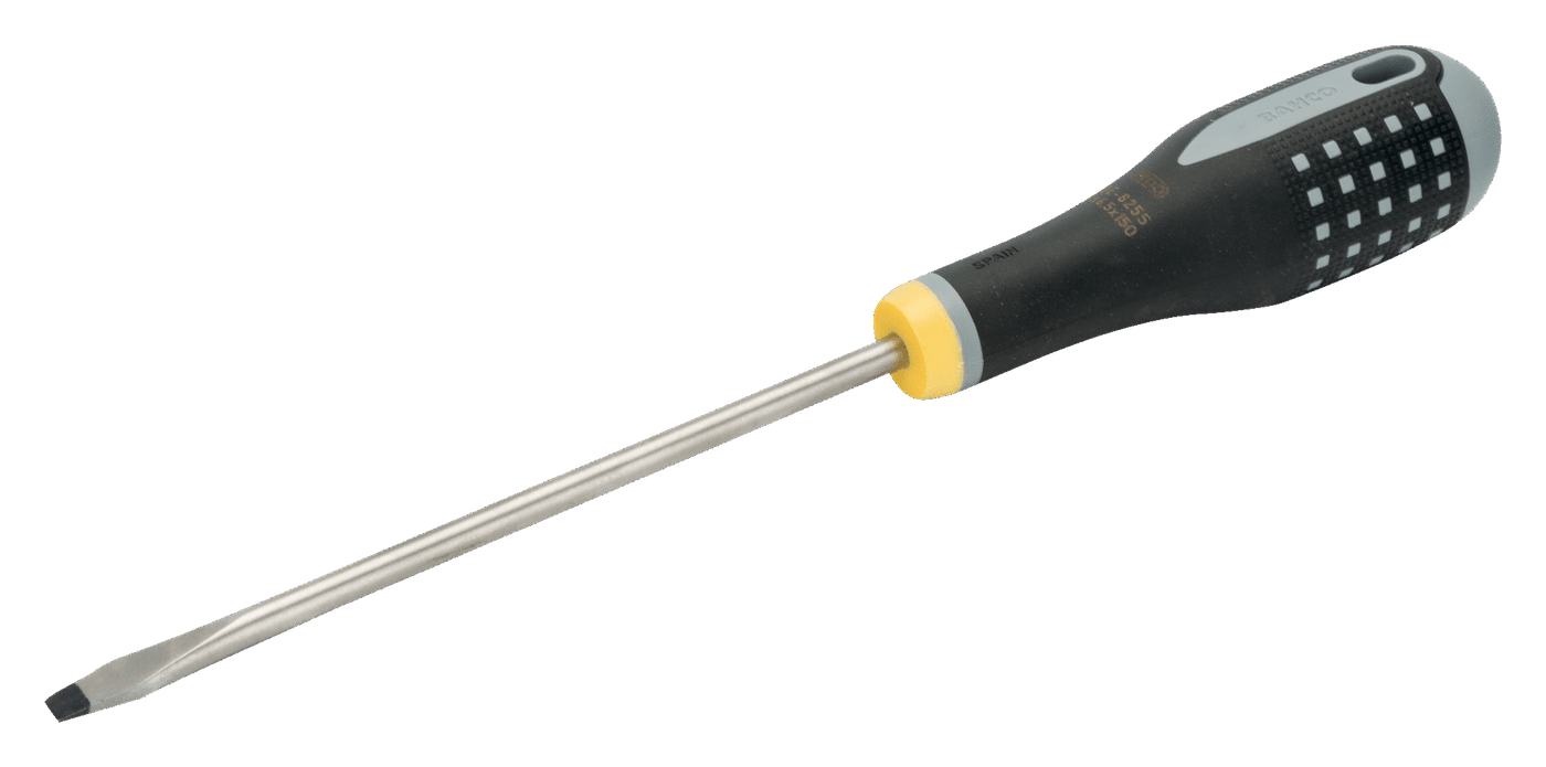 ERGO™ Slotted Flat Screwdrivers with Rubber Grip 6.5 mm BE-8155