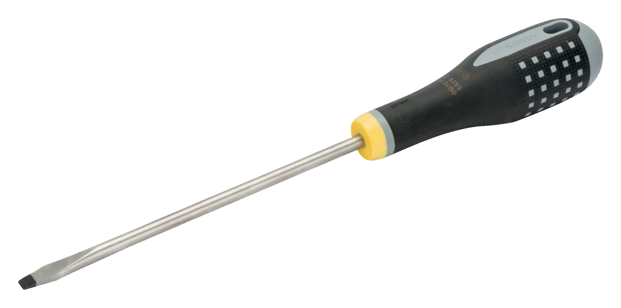 ERGO™ Slotted Flat Screwdrivers with Rubber Grip 6.5 mm BE-8155