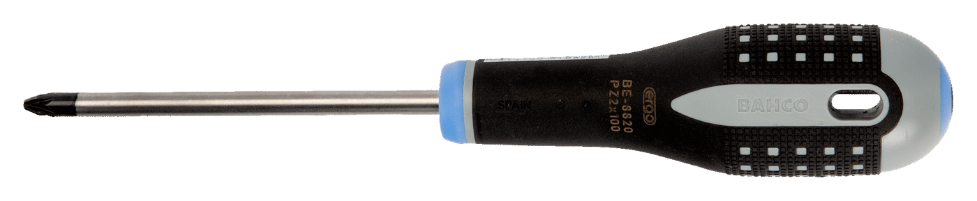 ERGO™ Pozidriv Screwdrivers with Rubber Grip PZ0 BE-8800