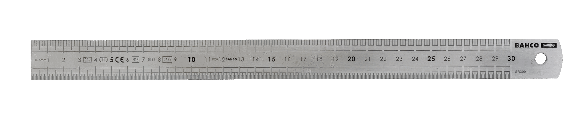 Metric Stainless Steel Rulers SR-200-MM