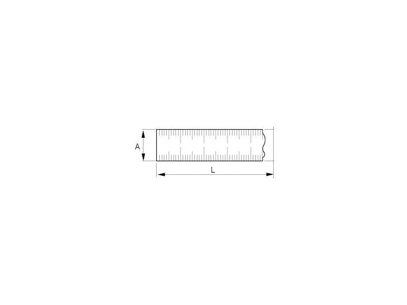 Metric Stainless Steel Rulers SR150-MM