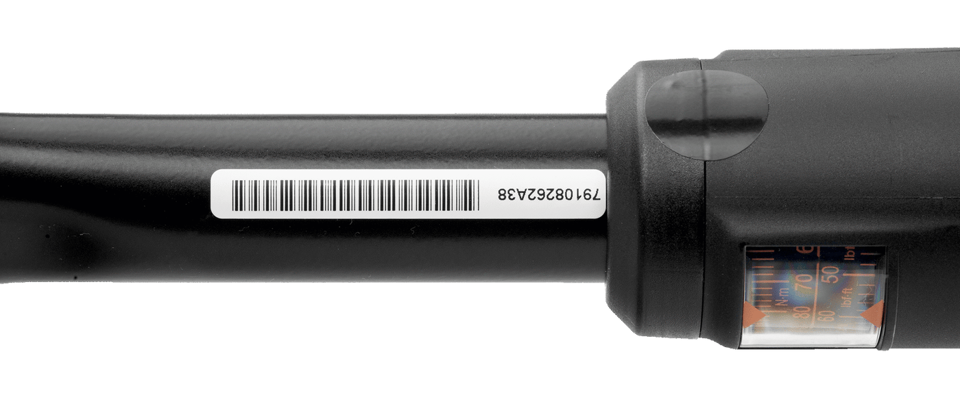 Mechanical Adjustable Torque Click Wrench with Window Scale and Rectangular Interchangeable Head 74W9-25