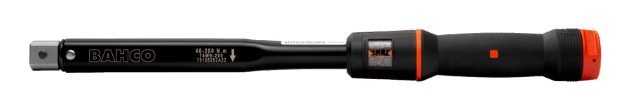 Mechanical Adjustable Torque Click Wrench with Window Scale and Rectangular Interchangeable Head 74W9-100