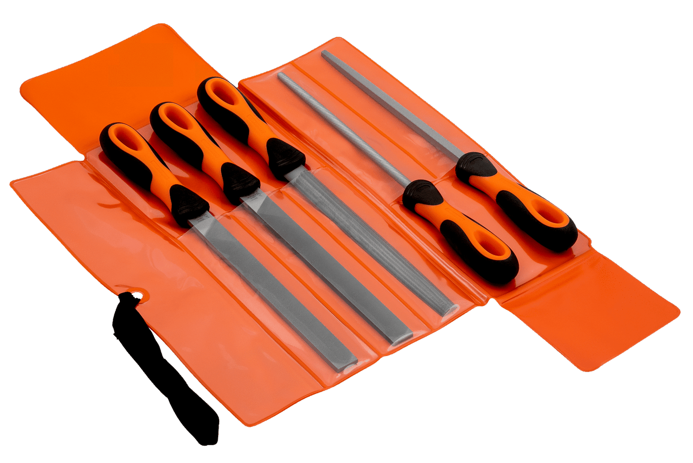 ERGO™ Engineering File Set 4 Bastard/1 Second Cut 200 mm - 5 Pcs