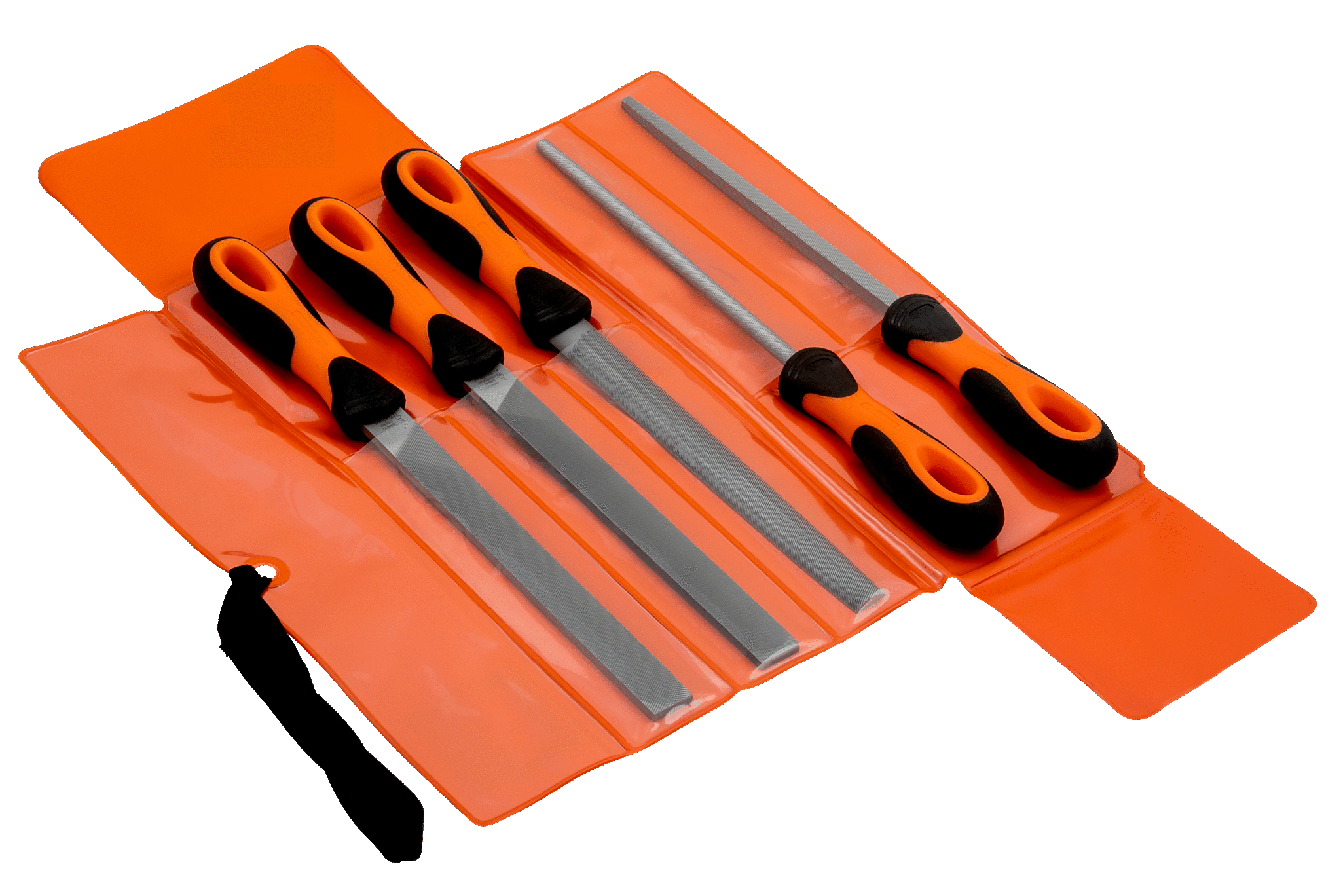 ERGO™ Engineering File Set 4 Bastard/1 Second Cut 200 mm - 5 Pcs