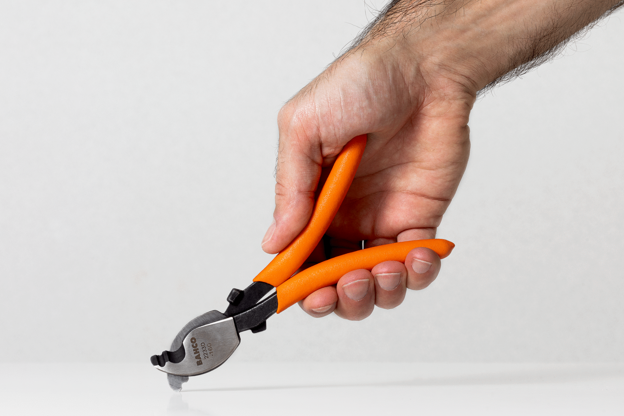 Cable Cutting/Stripping Pliers with PVC Coated Handles for Cu and Al Cables 2233D-160IP