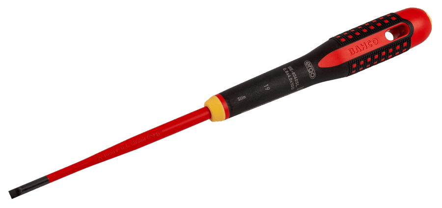 ERGO™ Slim VDE Insulated Slotted Screwdrivers with 3-Component Handle 3.0 mm BE-8220SL