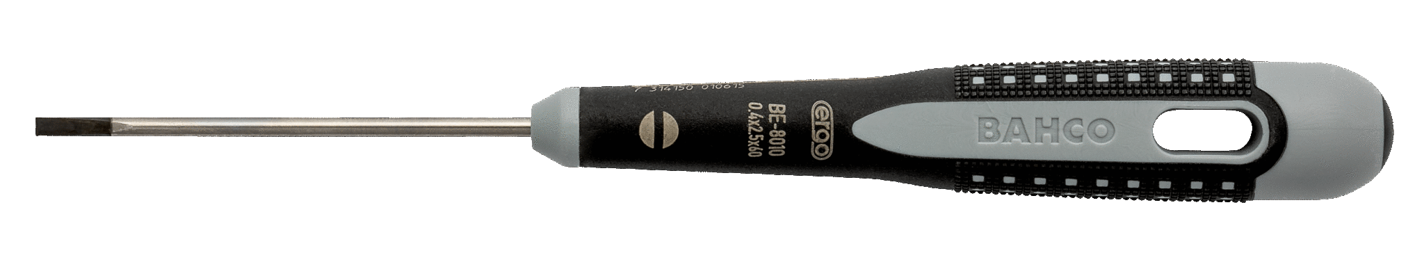 ERGO™ Slotted Straight Screwdrivers with Rubber Grip 2.5 mm BE-8010