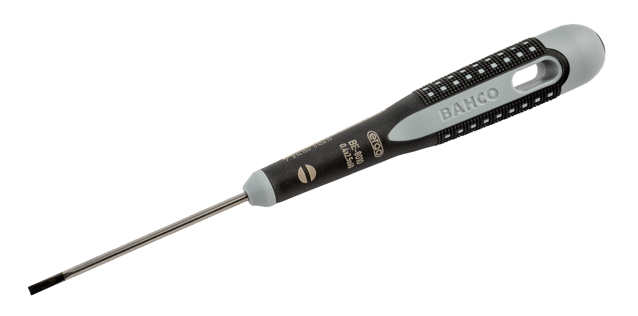 ERGO™ Slotted Straight Screwdrivers with Rubber Grip 2.5 mm BE-8010