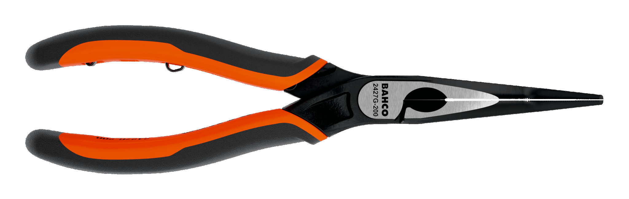 ERGO™ 45° Bent Tip Snipe Nose Pliers with Self-Opening Dual-Component Handles and Phosphate Finish 2427 G-160 IP