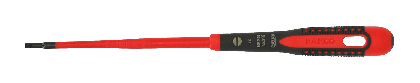 ERGO™ Slim VDE Insulated Slotted Screwdrivers with 3-Component Handle 3.0 mm BE-8220SL