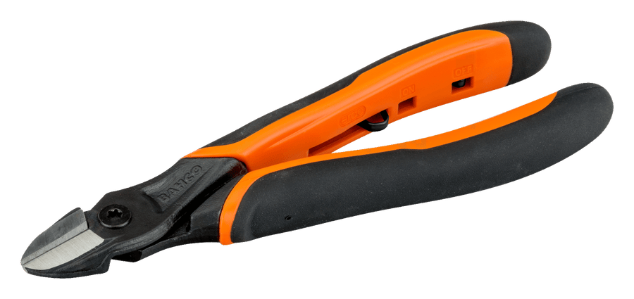 ERGO™ Side Cutting Pliers with Self Opening Dual-Component Handle and Phosphate Finish 2101G-125IP