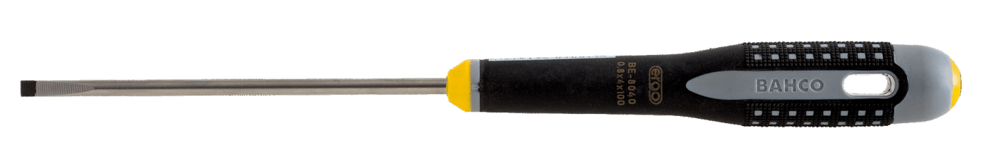 ERGO™ Slotted Straight Screwdrivers with Rubber Grip 2.5 mm BE-8010