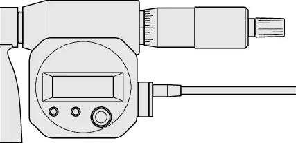 Digital Micrometer, Inch/Metric 14-15"