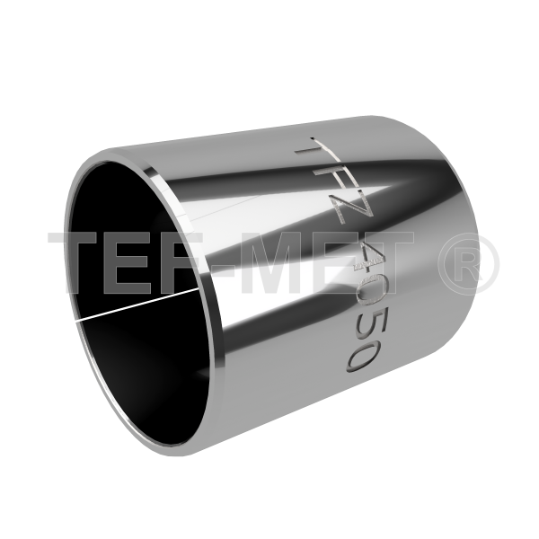 TEF-MET® <br>Cylindrical bushing TFZ <br>ID: 24 mm <br>OD: 27 mm