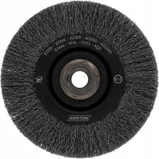 Crimped Wheel Brushes - Steel | D 115 mm W 15 mm Bore M14