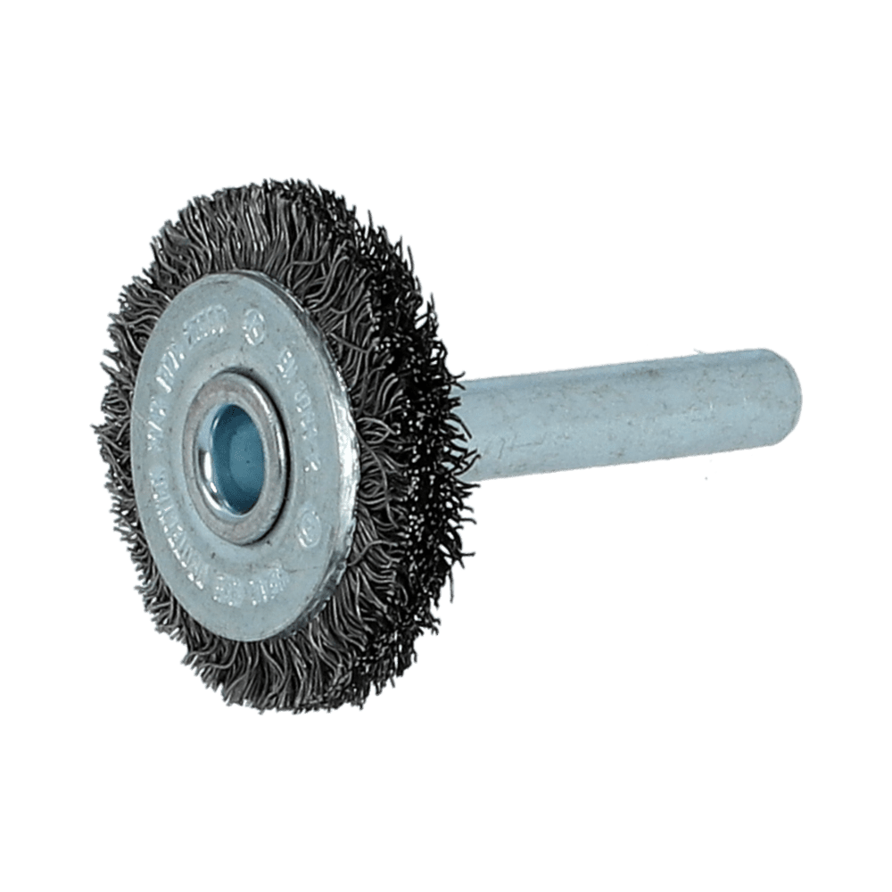 Crimped Wire Brushes With Shank - Stainless Steel | W 70 mm H 10 mm Wire Diameter 0,20 mm