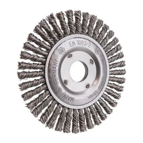 Pipeline High Performance Twist Knotted Wheel Brushes | D 115 mm W 6 mm Bore 22,2